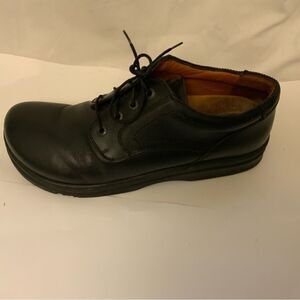 Footprints by Birkenstock Black Leather Lace Up Sneaker Shoes Women EU 42/ 11
